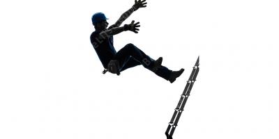 van een ladder vallen films
