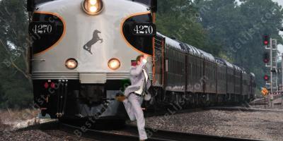 aangereden door een trein films