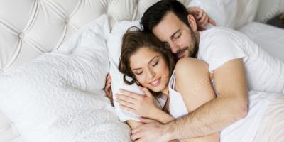 man en vrouw delen een bed films