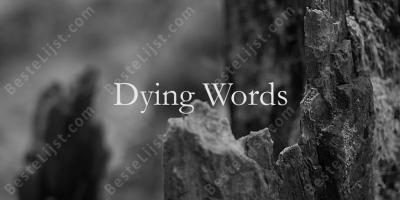 stervende woorden films