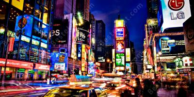 Times Square Manhattan New York City films